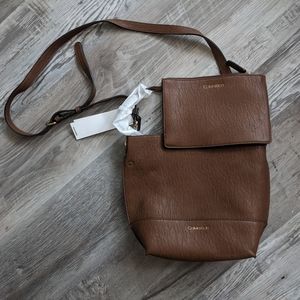 NWT Calvin Klein Tote Shoulder women's handbag crossbody, R-Sonoma H5DEZ4CK lug